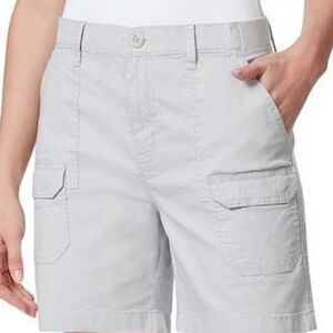 Gloria Vanderbilt Light Gray Men's Cargo Shorts